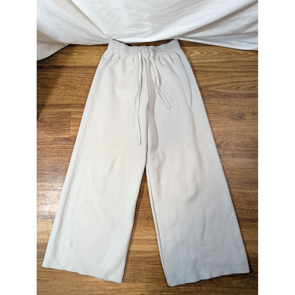 Petal & Pup Size S/M Light Gray Drawstring Pull On Pants Knit